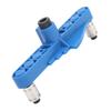 2In1 Straight Hole Locator Kit Doweling Jig Drilling Guide Hole Puncher Woodworking Carpentry