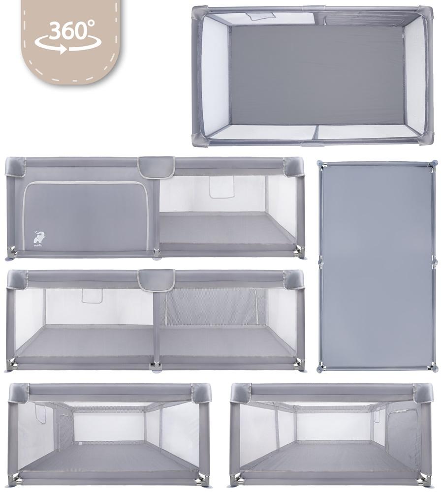 Kivo 120x180 cm Foldable Children's Playpen and Dry Pool