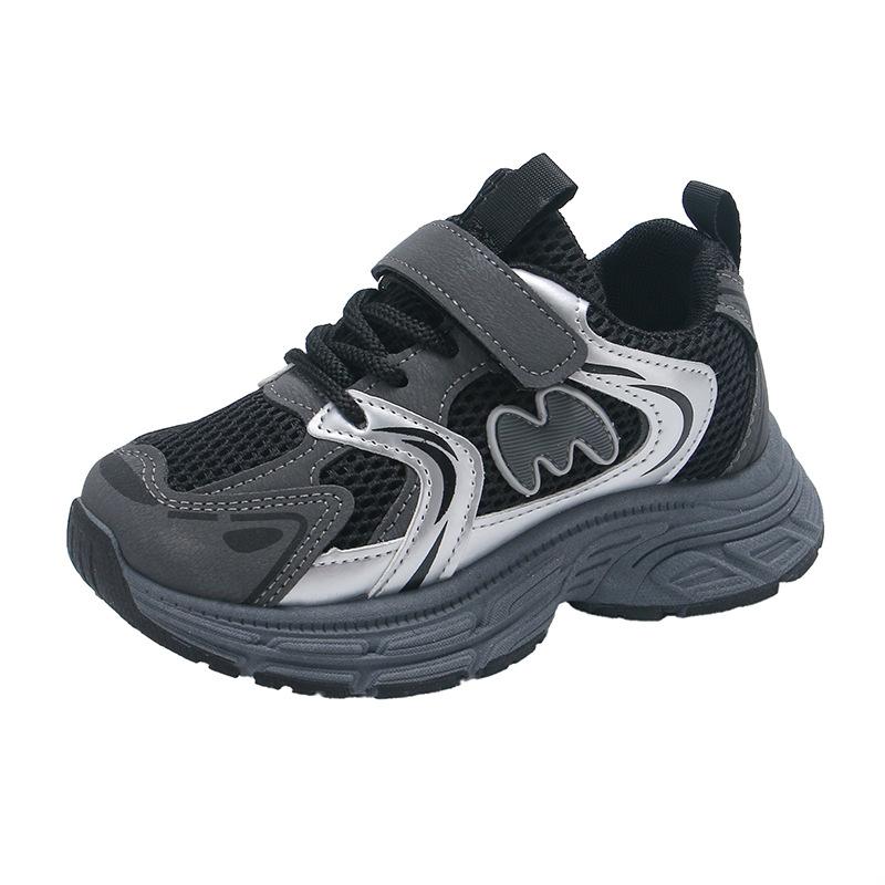 Children's sports shoes 2025 new cartoon girl dad shoes mesh boys shoes breathable middle and older children's running shoes