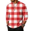 Men's Raglan Sleeve Three,quarter Sleeve Top