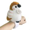 Parrot Plush Toy with Slap Bracelet - Small Bird Shoulder Pendant & Zoo Figurine
