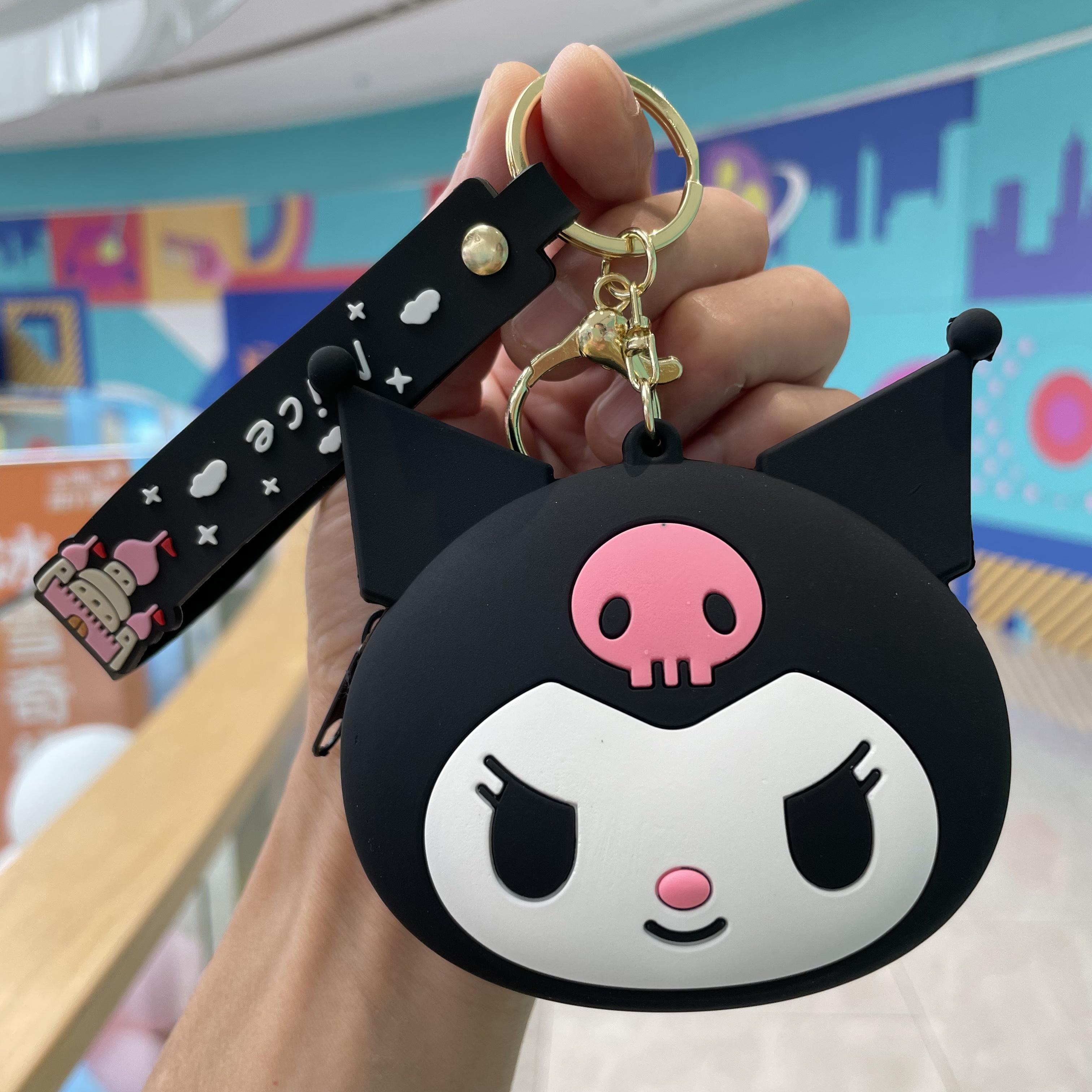 

Melody Kuromi Coin Purse Cute Keychain Wallet Cartoon Bag Charm Silicone Coin Purse Festival Gift Clearance