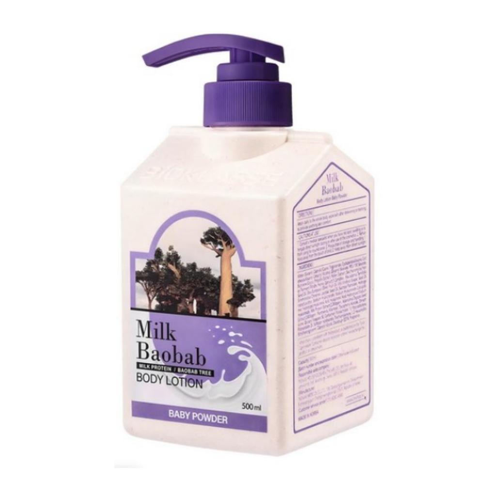 Milk Baobab Bodylotion – Babypuderduft (500ml)