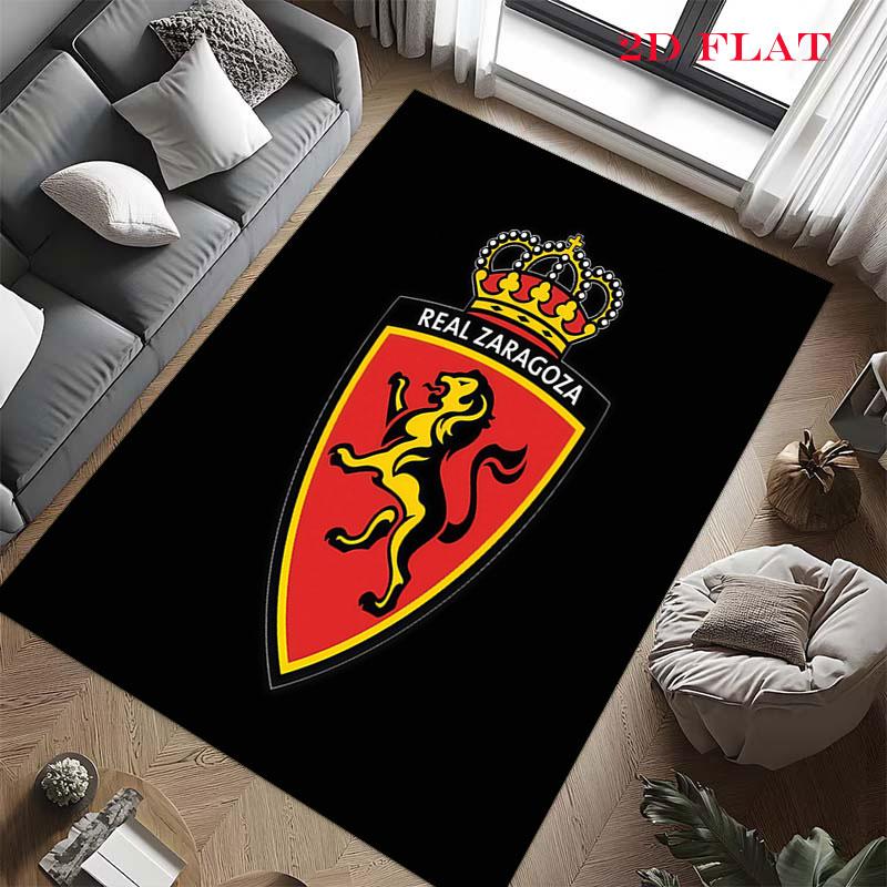 Real Zaragoza POSTER Carpet Rug for Living Room Bedroom Home Sofa Decoration,Kids Play Nonslip Floor Mat