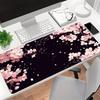 Cherry Blossoms Large Gaming Mousepad Laptop Accessory Office Rug Carpet Desk Decorating Xxl Mouse Mat Pc Decor Desk Mat Large