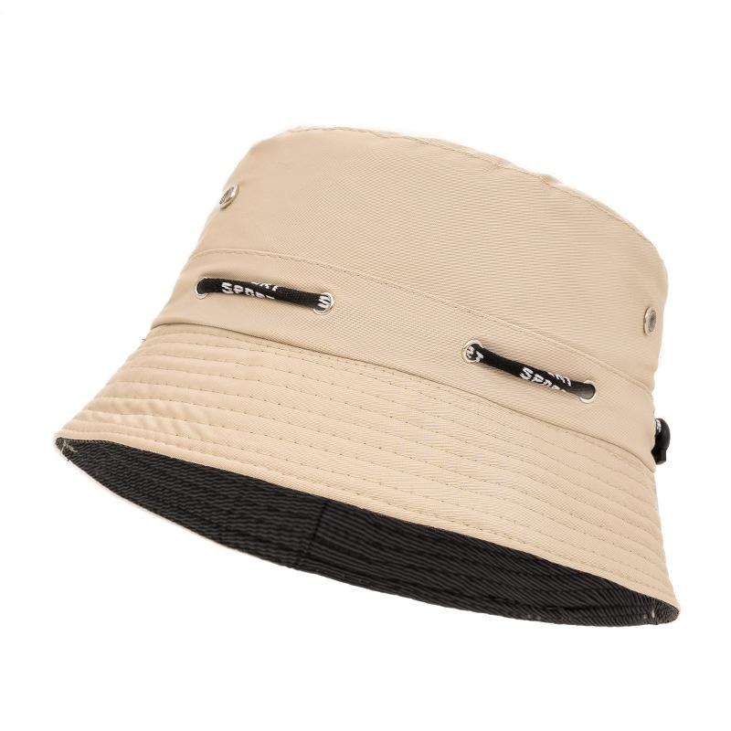 1pc Summer Breathable Mesh Small Basin Hat Solid Color Men's Fishing Outdoor Hiking Fisherman Hat Couple Big Brim Sun Bucket Hat