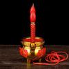 Plastic Offering Buddha Simulated Candlestick, Home Offering Incense Burner, God of Wealth Candle Holder