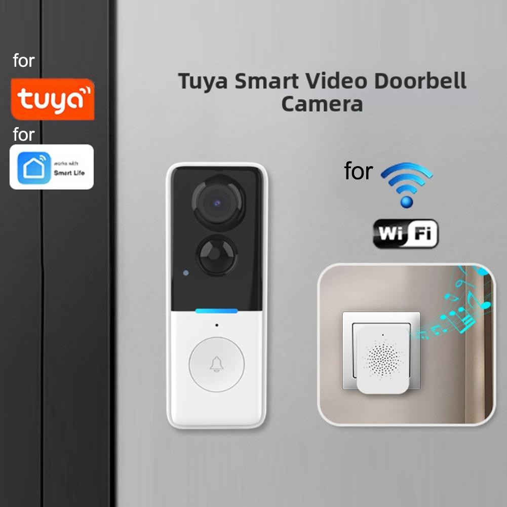 

1PCS WIFI Video Visual Doorbell With 100W Pixel Built-in Intercom Smart PIR Detection Phone Remote Home-Power Tool Parts China Mainland