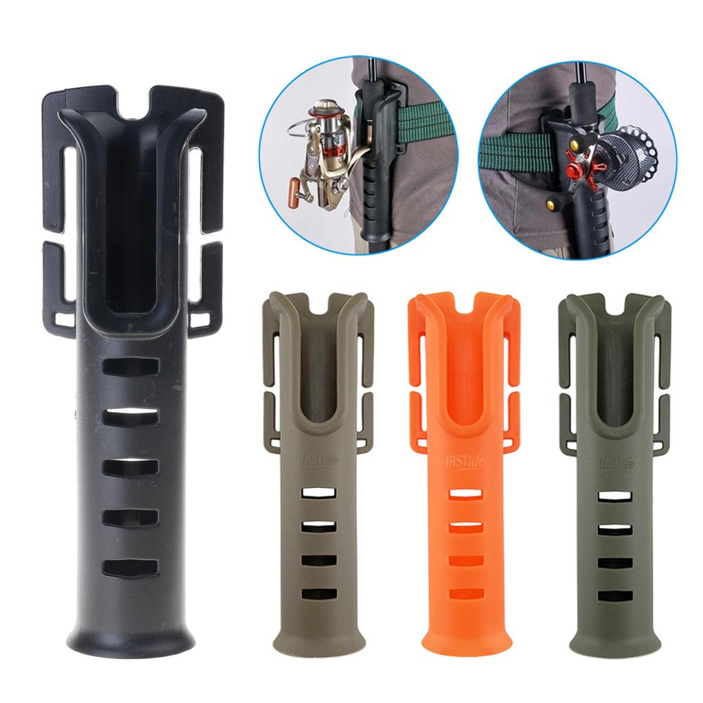 Multi-Function Nylon Belt Rod Holder Pole Inserter Fishing Rod Rack Quick Waist Holder Inserting Device for Marine Boat