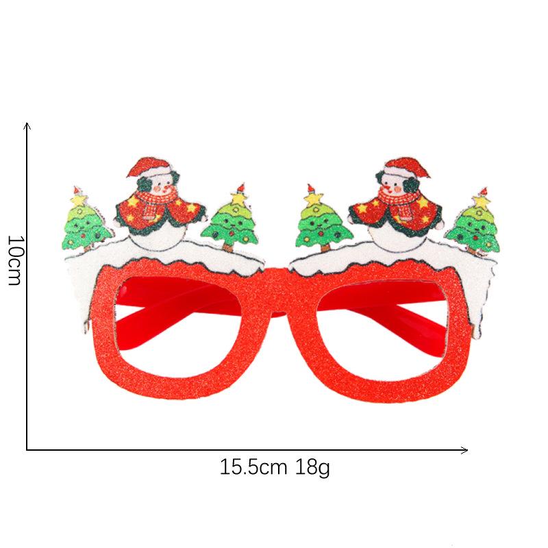 Festive Headband Eyeglass Frames: Christmas, Halloween, Valentine's Day & Party Glasses with Santa Claus Design