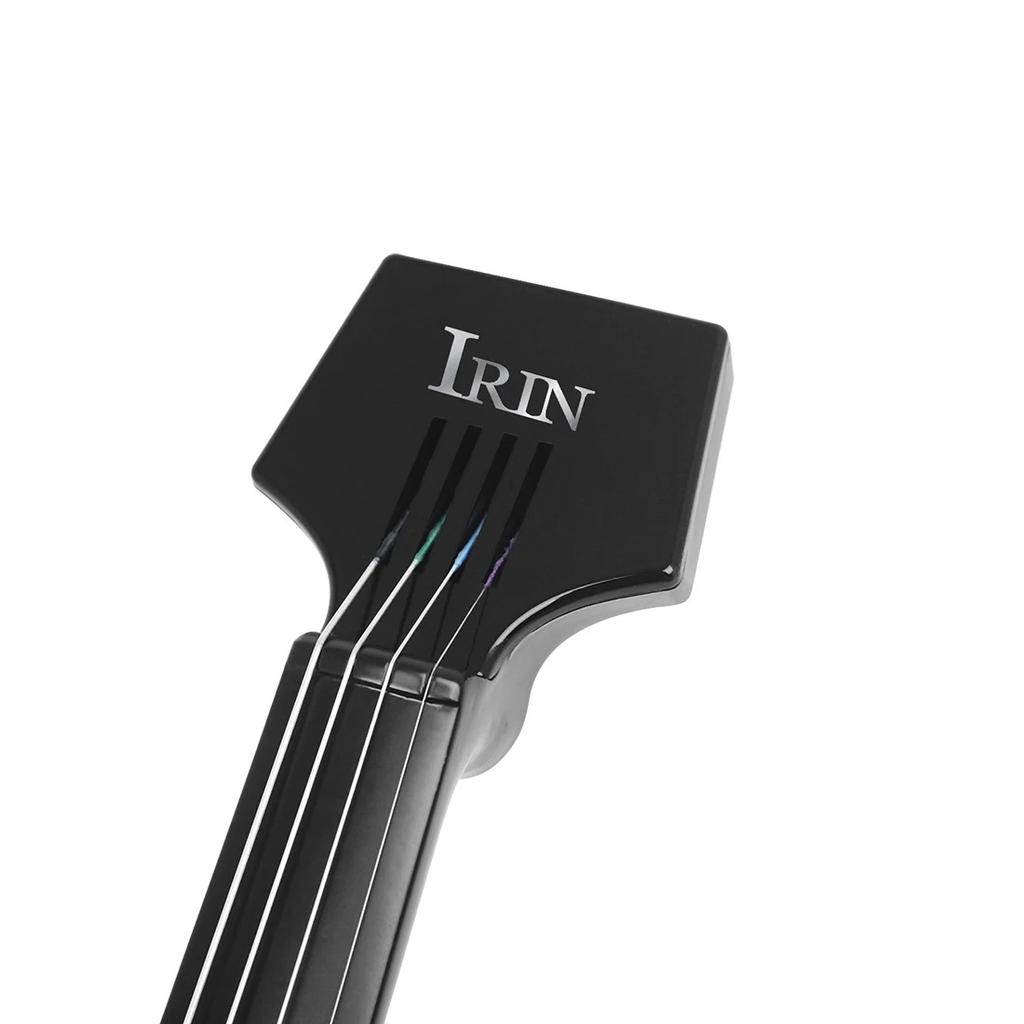 IRIN 4/4 Violin Electric Silent Smart Violin Carbon Fiber Electric Violin Pro String Instrument with Shoulder Rests Headphones