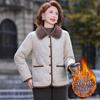 Women's Plus Size Velvet-Padded Winter Outerwear: Thick, Warm, Fashionable Top