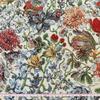Nippon Chuko Dutch Imported Gobelin Floral 140cm Wide X 3m B&Bfabric Fabric, Print, Approx. Cut, GB-WHITE-FLOWERS