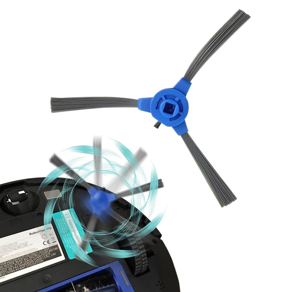 Set of 10 Side Brushes Corner Cleaning Brush Plastic Texture Home Cleaning Supplies Perfect for Robot Vacuum Cleaners