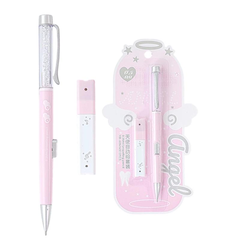 Automatic Writing Pencil Mechanical Pencil with 0.5mm Refills For Technical Drawing And Daily Note Taking Sketching