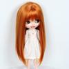 Linfairy Inch Doll Long Wig Straight Long Hair 9-10 (Orange)