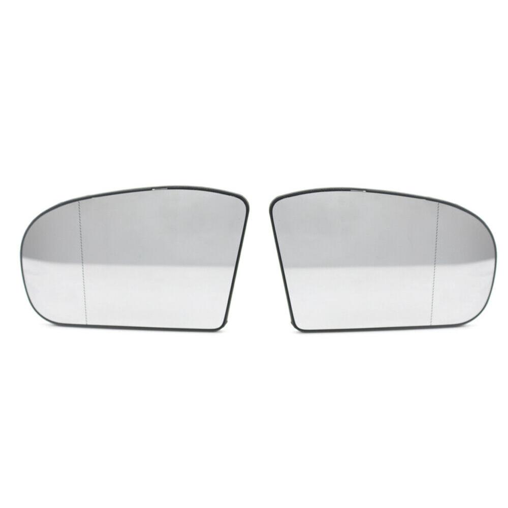 2PCS Side Rearview Heated Mirror Glass Wide Angle 2038100121 2038101021 for M-ercedes Benz W203 W211 2003-2006