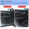 4PCS Car Door Protector Mat Carbon Fiber Texture Stickers For Geely Tugella - 2024 Auto Interior Accessories Anti-Dirty