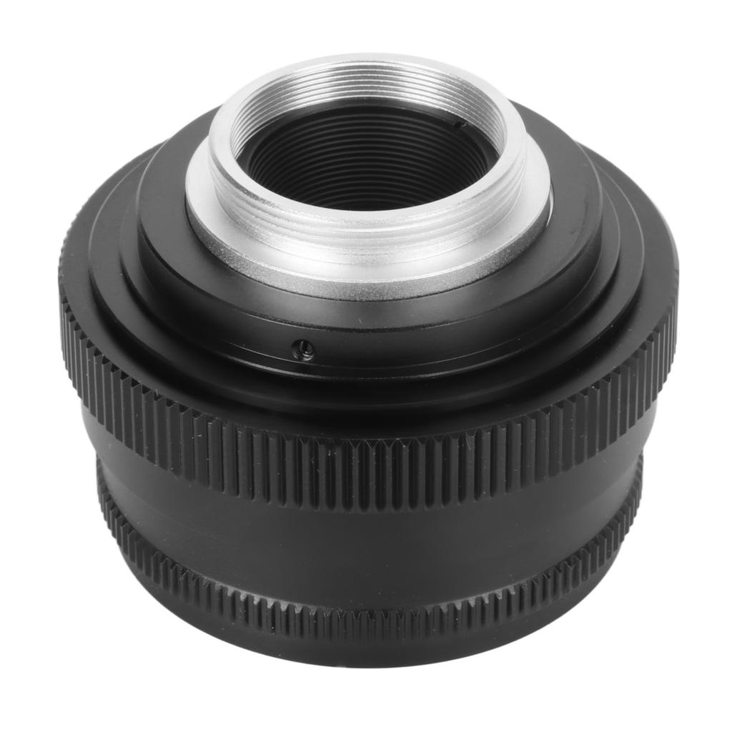 35mm Camera Lens F1.6 Large Aperture C Mount Fixed Focus Manual Focus Lens for Mirrorless Camera Bla