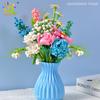 Giftfritt Blomsterbukett Byggklossar Kit Gör-det-själv Evig Blomma Romantiska Klossar Gör-det-själv Barnleksaker För Barn Vänner Vuxen Gåva