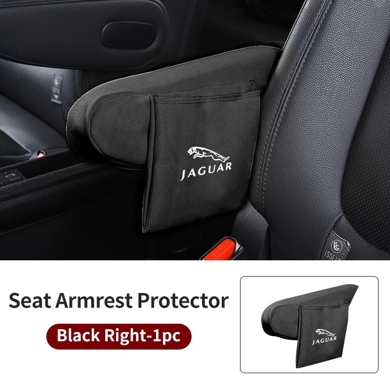 Car Seat Armrest Protector Cover Elbow Support Storage Pad Accessories For Jaguar XF XJ XFR XKR S-Type F-Type X-Type F-Pace I-Pa SS2