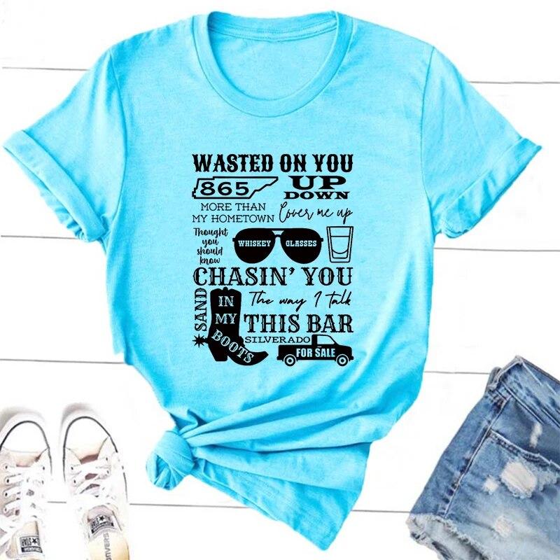 Singer Morgan Wallen T-shirt Women Unisex Bull Skull Country Western Music T Shirt Cowboy Wallen World Tour T Shirts Streetwear Unisex