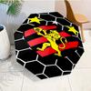 Sport Club Football Crest Printed Automatic Umbrella, 8-Frame for Travel, Camping, Casual Umbrella, Essential Gift for  for Family and Friends