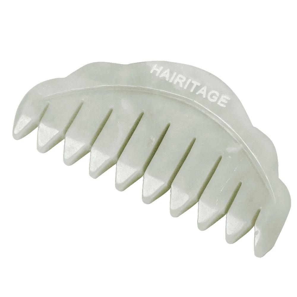 Jade Comb Scalp Massager Good Vibes Hair Tool All Hair Types Detangling Relaxation Healthy Scalp Massage Portable 1PC