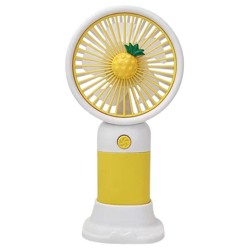 Portable Mini Handheld USB Fan with Powerful Wind and Desktop Stand