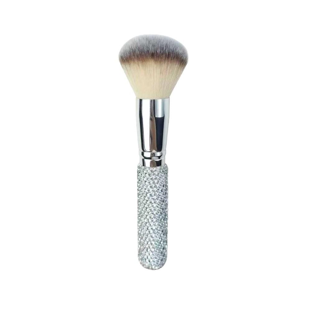 Diamond Embedded Blush Brush Soft Bristles Multi-Functional Brush  Various Makeup Looks