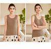 Women's 100% Pure Cashmere Ribbed Slim Fit Spaghetti Strap Vest - Autumn/Winter Knit Round Neck Inner Layer