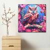 New Arrival 5D DIY Full Circle Diamond Painting "Owl In the Flower Bush" Embroidery Cross Stitch Home Decor Gift