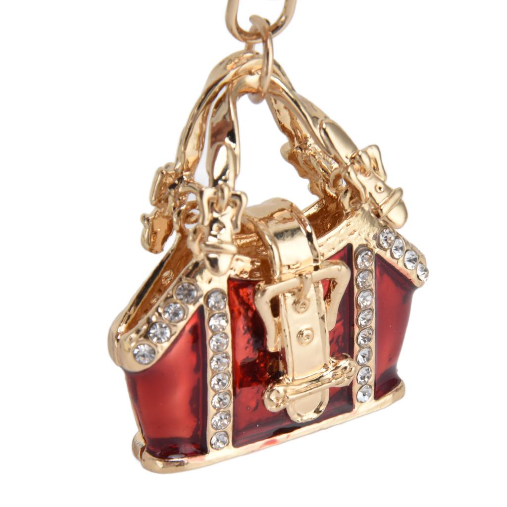 Women Keychain Diamante Handbag Personalised Key s for Women Girls Car Key Crafts Bags