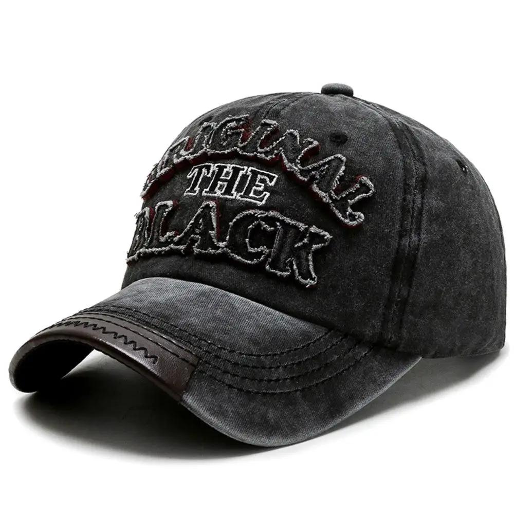 Cotton Embroidery Letter W Baseball Cap Snapback Caps Bone Casquette Hat Distressed Wearing Fitted Hat For Men Custom Hats 2023
