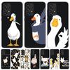 Cartoon Duck Goose Game Phone Case For Samsung Galaxy A13 A14 A15 A16 A17 A53 A54 A55 A56 A33 A34 A35 A36 A23 A24 A25 A26 A05S A