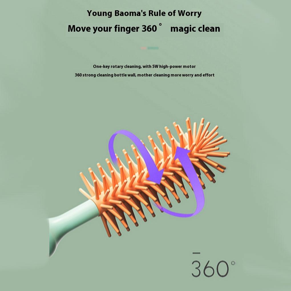 Silikonflaschenbürsten-Set Reinigungsbegleiter Elektrischer Flaschenreiniger