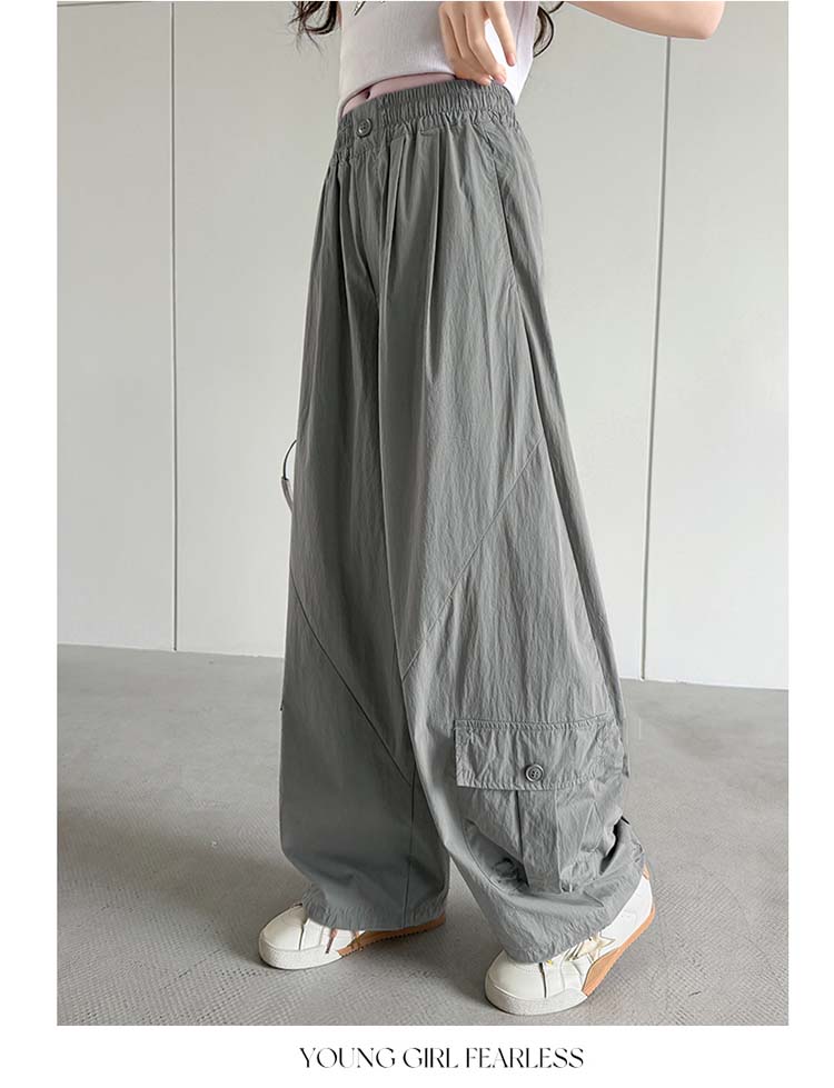 Girls' thin pants 2026 new summer casual pants, ice silk quick drying pants, children's girls' summer pants