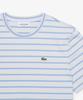 LACOSTE Women'S Multi-Stripe Short Sleeve T-Shirt Tf7574-56G 4Bi
