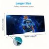 Custom Name Soccer Jersey Custom Name Large Size Mouse Pad Gaming Table Cushion Nonslip Laptop Tablet Big XXL Mat Mini PC Playmat With Lock edge