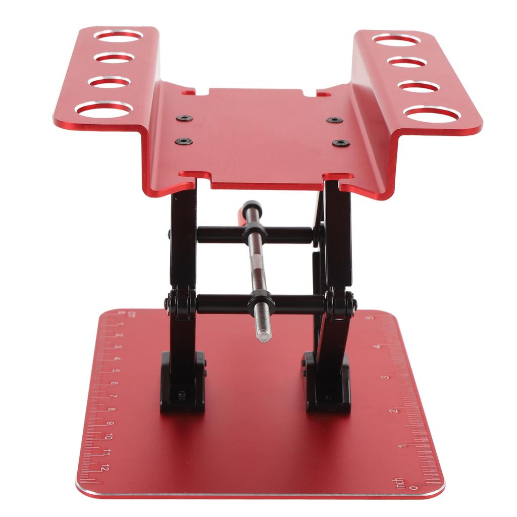 RC Car Work Stand Simulation Metal RC Repair Workstation Support Elevating Rotatable for 1:8 and 1:10 RC Car