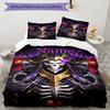 Set Biancheria da Letto Overlord Personalizzato con Nome 3 Pezzi Copripiumino Chiusura Include 1 Copripiumino e 2 Federe, Morbido e Confortevole per Tutte le Stagioni.