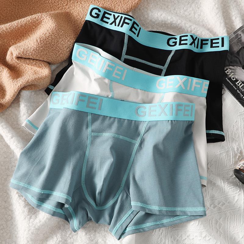 Bawełniane Majtki Męskie Oddychające Męskie Bokserki Modne Szorty Męskie Majtki Rozmiar L-3XL