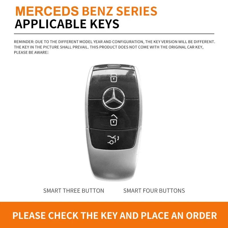 Fashion TPU Car Smart Remote Key Case Cover Shell Bag For Mercedes Benz A C E S G Class GLC CLE CLA W177 W205 W213 W222 X167 AMG