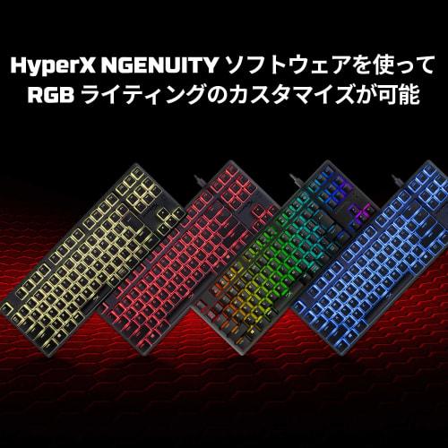 [Japanese Layout] HyperX Alloy Origins Core RGB Mechanical Gaming Keyboard Tenkeyless HyperX Switch for Gamers 2 Year Manufacturer Warranty HX-KB7RDX-