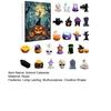 Halloween Countdown 24 Days Advent Calendar Mini Statues Multi-purpose Holiday Countdown Small Creepy Resin Figurines Set