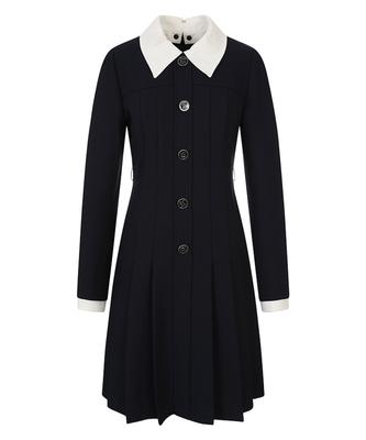ECOLEDEPARIS Contrast Collar Dress_Rb3Xwoam11K