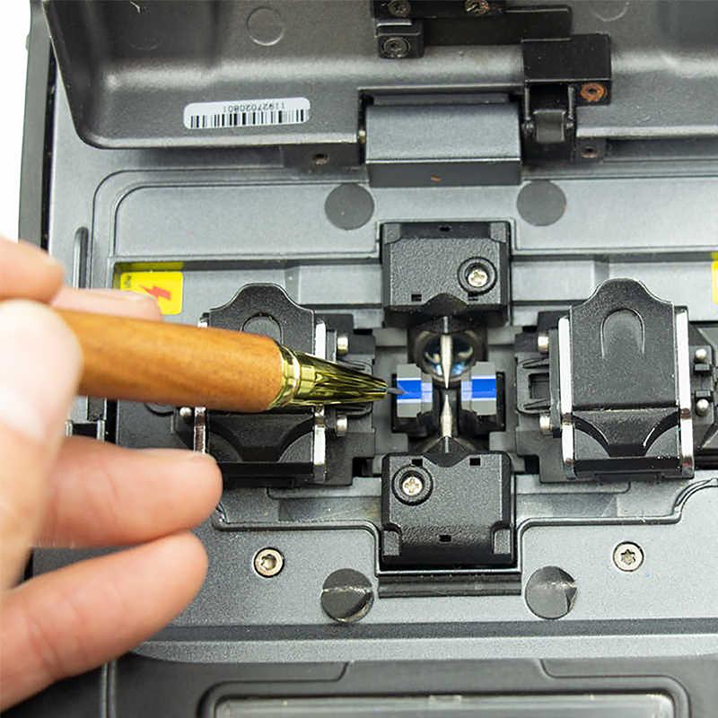 Fiber Optical Tungsten Steel Cleaning Pen Electrode Polishing V-Groove Cleaning Tool For Fiber Optic Fusion Splicer