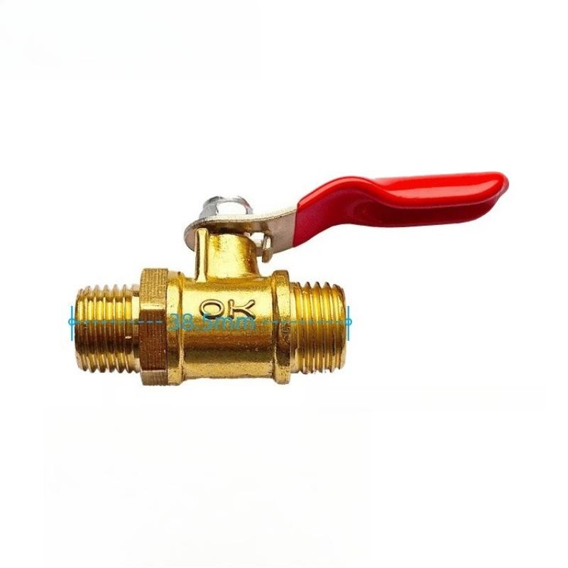 Copper 1/4 "ball Valve DN8 Agricultural Electric Spray Plunger Pump High-pressure Handle Pesticide Applicator Pump Head Switch