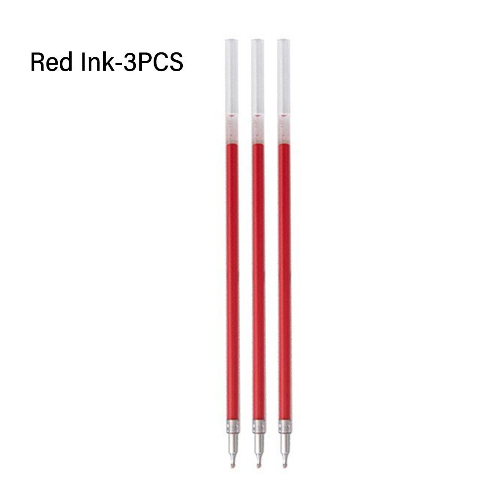 

3 Colors Ballpoint Pens Black Red Blue Ink Gel Pens Correction Pen Writing Tools Creative Stationery School Office Supplies