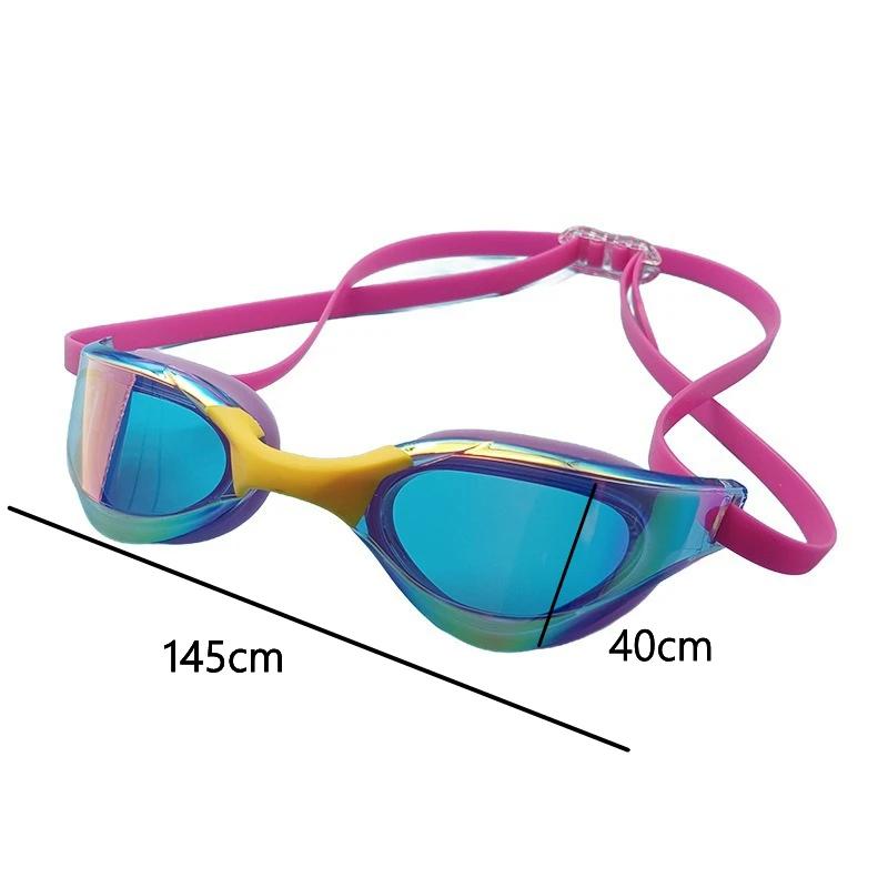 Anti-Fog Competition Swimming Goggles - HD Waterproof Racing Goggles for Kids/Children, Professional Grade Pool Swim Gear